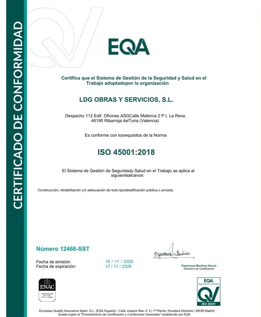 Certificación ISO 14001 obtenida